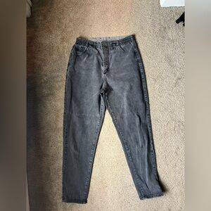 L.L. Bean Gray Striped Pants